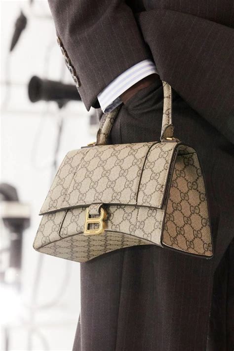 collezione gucci per balenciaga|Gucci and Balenciaga collab bag.